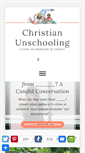 Mobile Screenshot of christianunschooling.com
